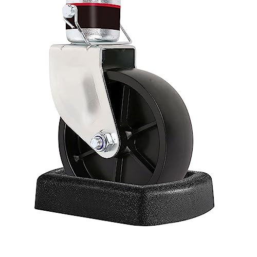 LEORAY Jack Wheel Chock, Reinforced Rubber Jack Caster Wheel Dock for Caravans and Trailers - Image 2