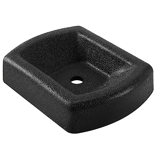 LEORAY Jack Wheel Chock, Reinforced Rubber Jack Caster Wheel Dock for Caravans and Trailers - Image 1