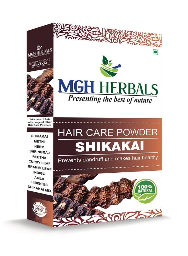 MGH Herbals Organic Shikakai Powder For Hair Growth (Natural Hair Cleanser For Luxirious And Soft Hairs) (200 Grams)  - Image 1
