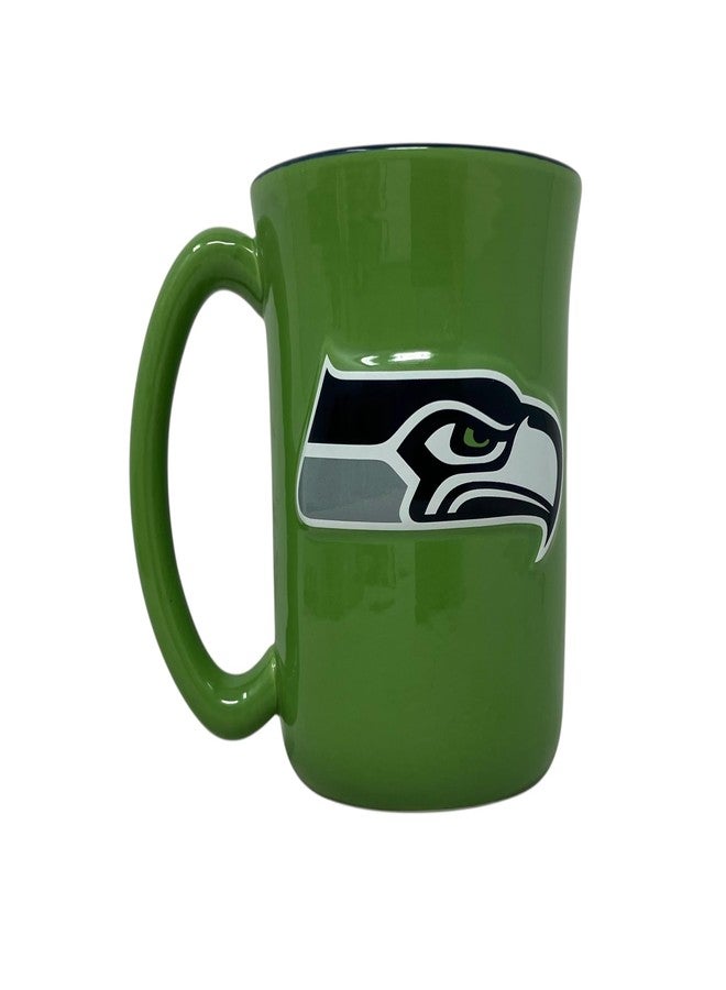 Logo Brands 628-C15CAM: Seattle Seahawks 15oz Cafe Mug - Image 3