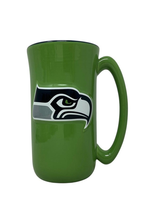 Logo Brands 628-C15CAM: Seattle Seahawks 15oz Cafe Mug - Image 1