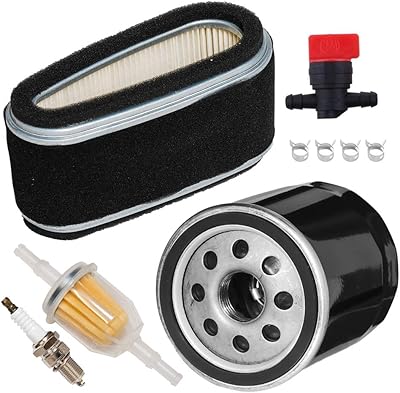 HIFROM HIFROM 11013-2110 Air Filter Pre Filter 49065-7010 Oil Filter Spark Plug Fuel Filter Shut Off Valve Tune Up Kit  - Image 1