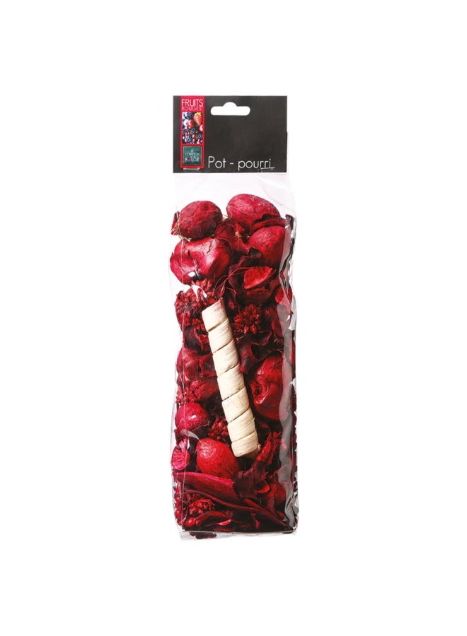 atmosphera Refreshing Fruits Scented Dried Potpourri Red 140 g 123095H - Image 1