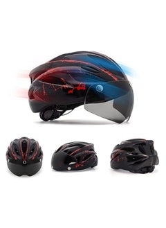 Adult bicycle helmet with detachable magnetic goggles, road and mountain riding protective helmet, adjustable size,unisex，blue - pzsku/ZBA65D807DB2CAE05EBF8Z/45/_/1739327167/4aeffd65-1225-4f8e-8613-6dc9395e3ec1