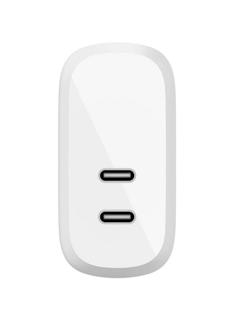 ELTRAZONE 35W Dual Ports Fast Charging USB-C+C Power Adapter USB-C To Lightning Cable For Apple iPhone 14 13 Series  - Image 2