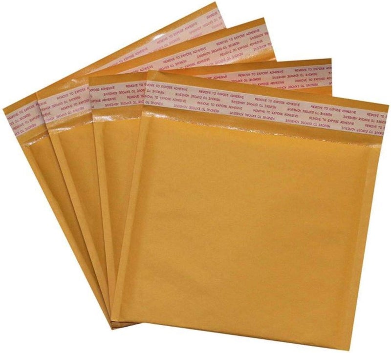 Secure Seal #CD 7.25x8 Kraft Bubble Mailers Padded Shipping Envelopes (Pack of 250) - Image 1