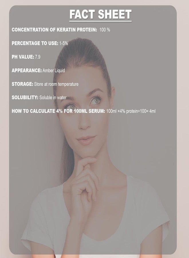 Hollywood Secrets DIY Hydrolyzed Protein Liquid 100 ml (Keratin Protein) Hair Treatment USED IN Shampoos | Hair conditioners | Hair balms | Skin care products - Image 4