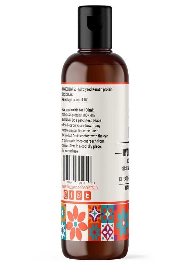 Hollywood Secrets DIY Hydrolyzed Protein Liquid 100 ml (Keratin Protein) Hair Treatment USED IN Shampoos | Hair conditioners | Hair balms | Skin care products - Image 3