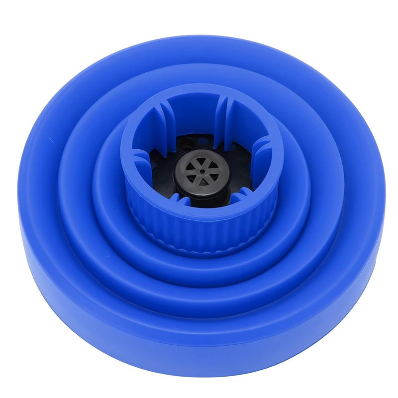 woobles Hair Dryer Diffuser Universal Collapsible Silicone Hair Dryer Diffuser Portable Travel Folding Hair Blow Dryer Diffuser(Blue) Blue - Image 5