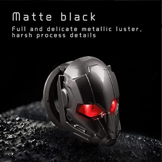 SYOSI Car Auto Engine Ignition Start Stop Button ReplacementStart Stop Trim Protector Key Ring Circle Cover 3D Ant Man Car Interior Accessory - Image 3