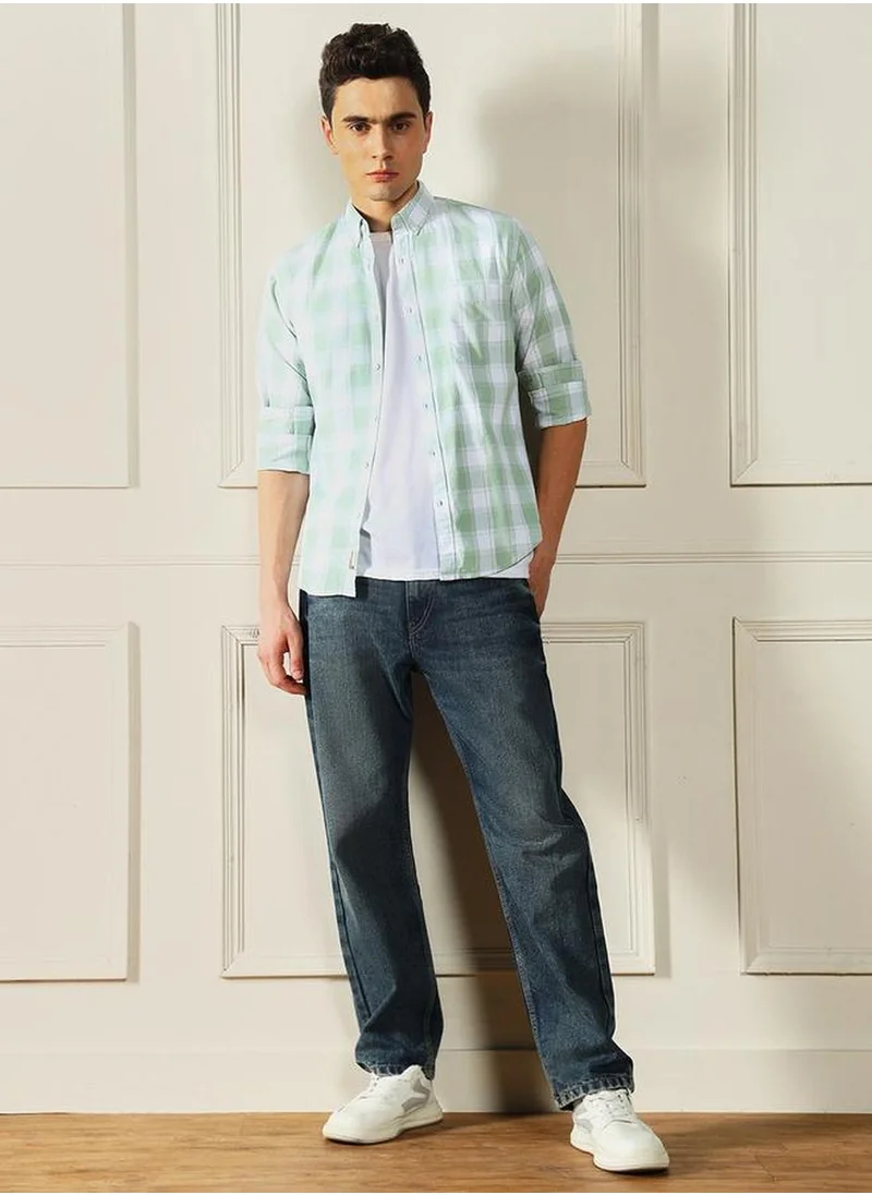 Dennis Lingo Medium Blue Jeans For Men
