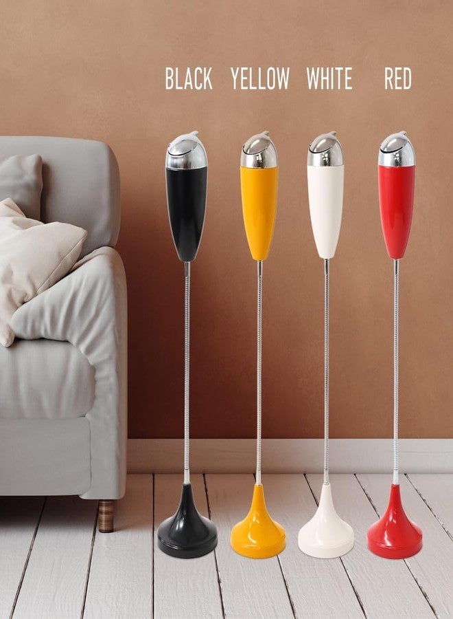 Japard Outdoor Ashtray with Lid - Adjustable Smoking Stand for Outside Patio with Shaft Funny Design Indoor Cigarette Ash Tray Butt Disposal Windproof Gift Men (Black- Flexible 29.5"H) - Image 3