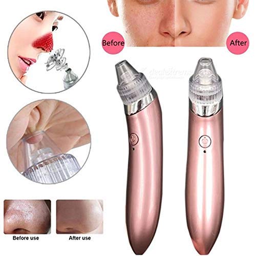 RK enterprise Cleaner Vacuum Beauty Facial Skin Care Blackhead Remover Rose Red - Image 2