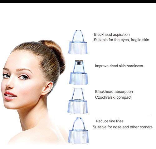 RK enterprise Cleaner Vacuum Beauty Facial Skin Care Blackhead Remover Rose Red - Image 4