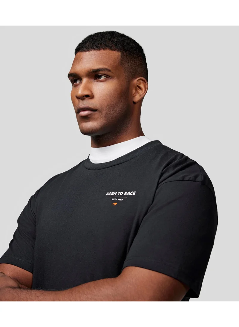 مكلارين MCLAREN MEN'S BORN TO RACE OVERSIZED T-SHIRT