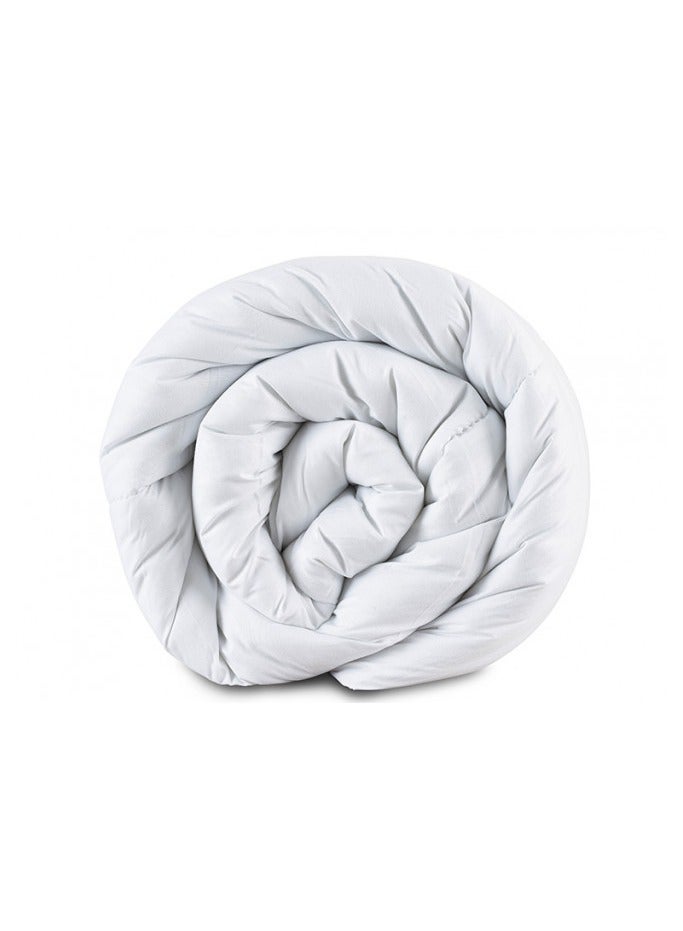 Comfy لحاف مريح لجميع الفصول ناعم أبيض 220 × 240 سم حجم كينغ - Image 1