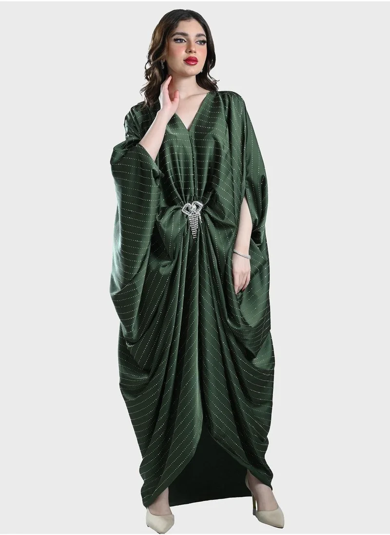 TOP TATO Cape Sleeve Jalabiya