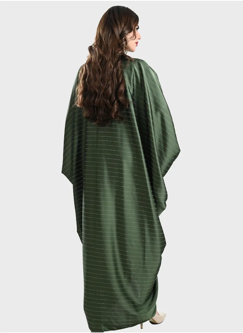 TOP TATO Cape Sleeve Jalabiya