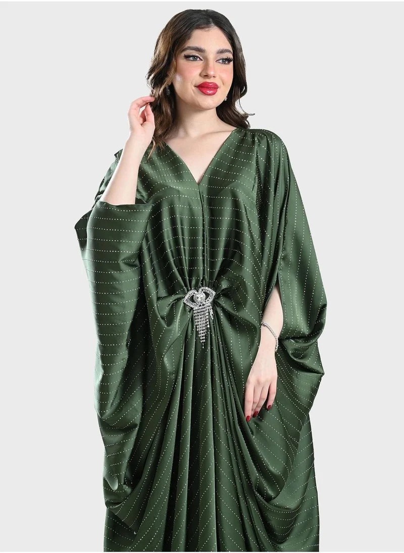 TOP TATO Cape Sleeve Jalabiya