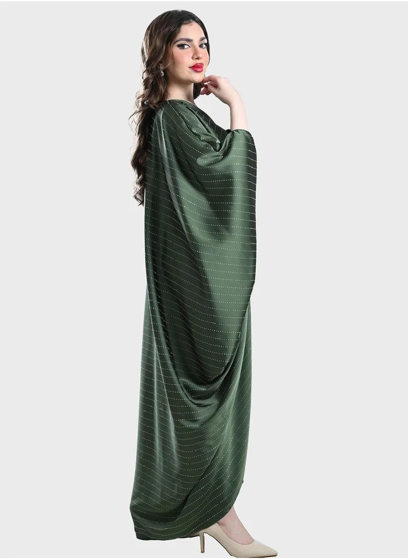 TOP TATO Cape Sleeve Jalabiya
