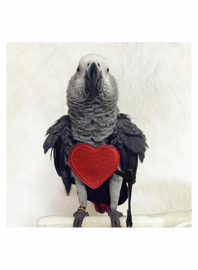 KASTWAVE Bird Harness - Parrot Leash Adjustable Bird Leash Parrot Pets Outdoor Flying Training Rope for Small Middle Birds - Size M - Image 3