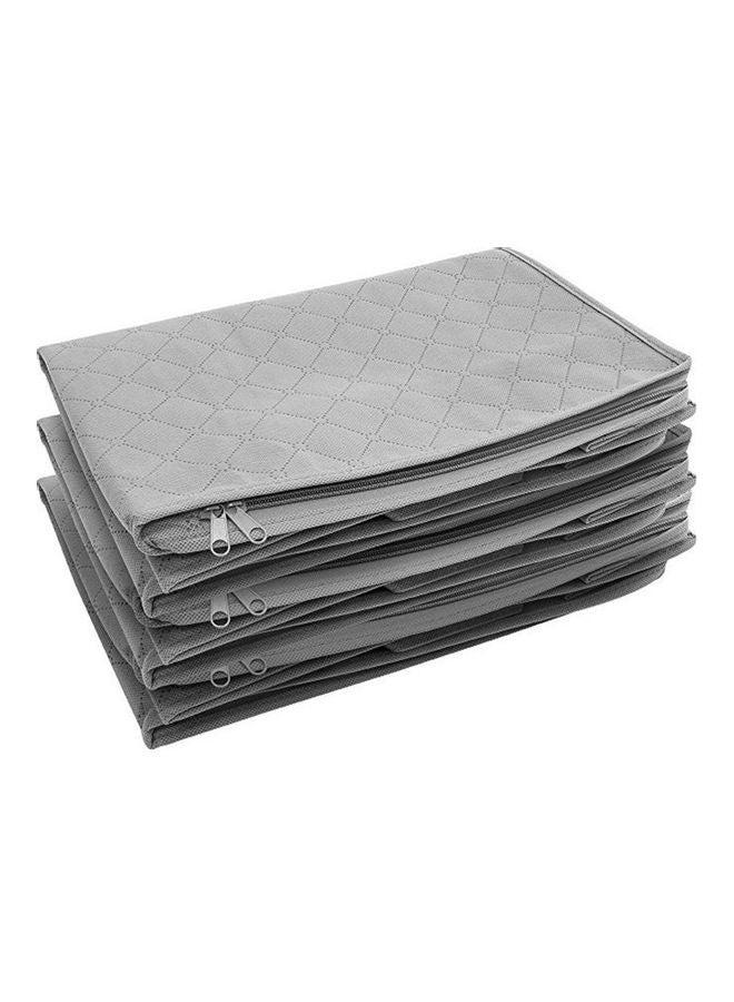 U-HOOME Large Capacity Foldable Storage Bag Grey/Transplant 49 x 36 x 21cm - Image 3