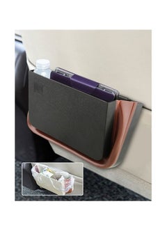 Generic Car Trash Bin For Back Seat - Black/Brown  - Image 1