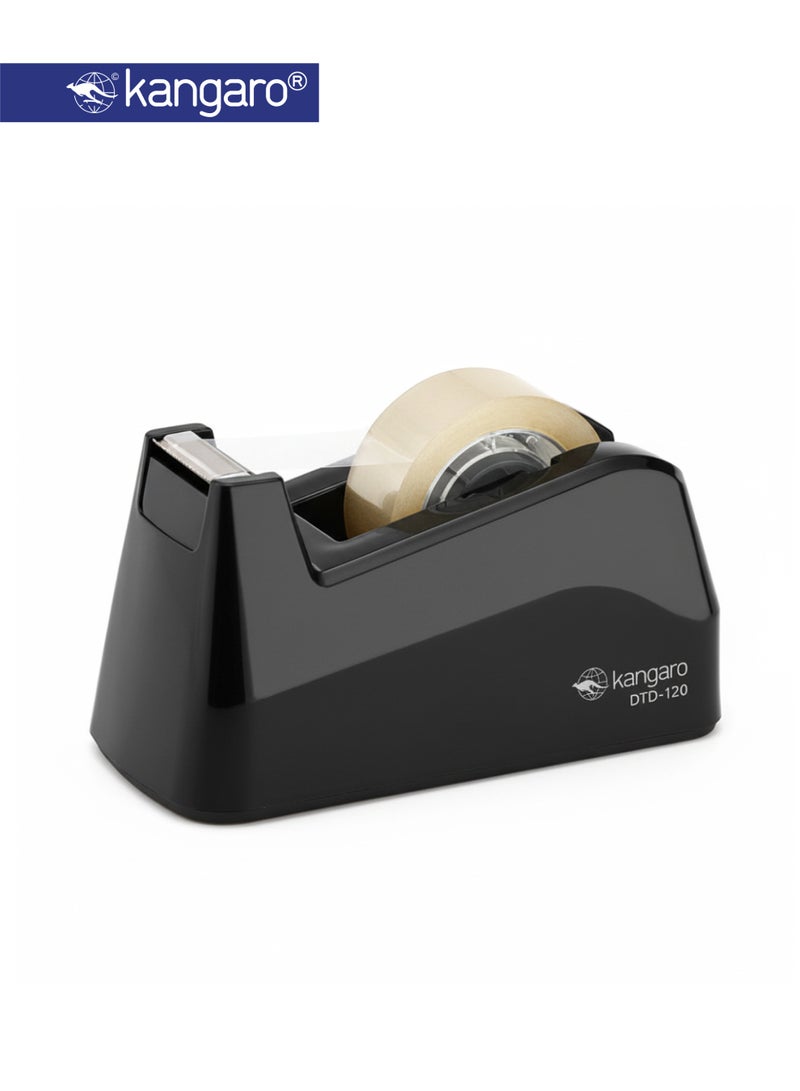 Kangaro Desktop Tape Dispenser with Anti-Skid Base, 18mm Tape Cutter - Image 1