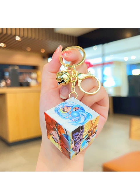 Ninja Naruto Theme Rubik's Cube Keychain