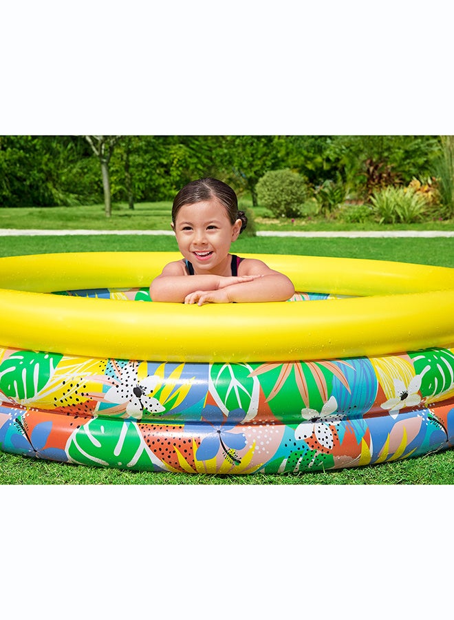 Bestway بيستواي، φ66" x H15"/Φ1. x H38سم فلورال بارادايس بلاي بول - لعبة مائية قابلة للنفخ للاستخدام الخارجي للأطفال والعائلات، مصنوعة من مواد عالية الجودة ومتينة، تصميم سهل للنفخ والتفريغ، نشاط صيفي ممتع للمسبح والشاطئ والحديقة، 68م - Image 5
