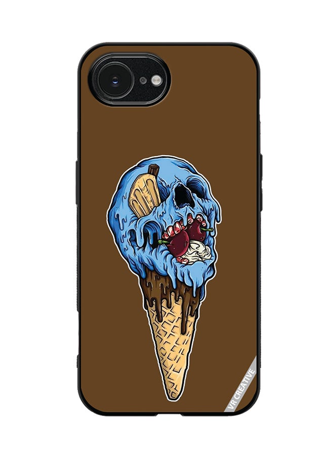 Protective Case Cover For Apple iPhone 16e Ice Cream Design Multicolour