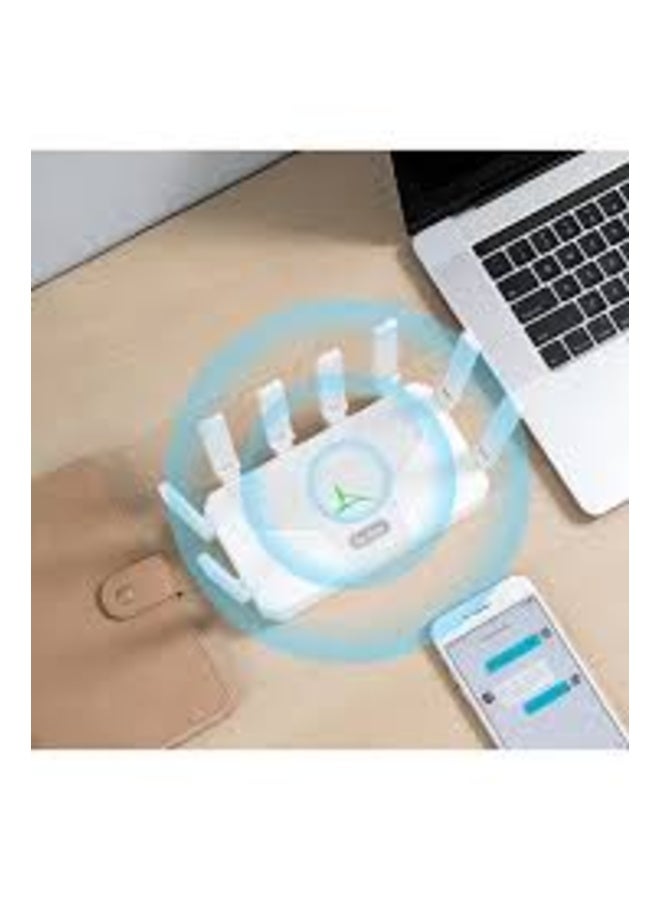 جو-ديز مُكرر إشارة وجهاز توجيه (راوتر) لاسلكي Go-Des GD-WPS018 بتقنية WiFi 6 – تعزيز وتوسيع نطاق الإشارة بسرعة عالية تصل إلى 1200 ميجابت في الثانية ونظام ثنائي النطاق (Dual Band) - Image 3