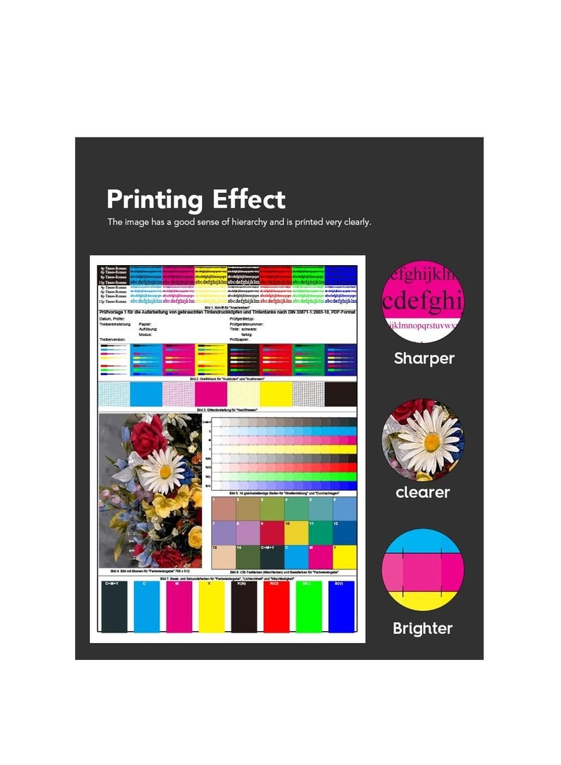 Terabyte ink for Canon 490 (4-Pack Black Cyan Magenta Yellow) Ink for GI 490 for PIXMA G3400 G2400 G1400 G4400 G1411 G2411 G3411 G4411 G4410 G3410 - Image 2