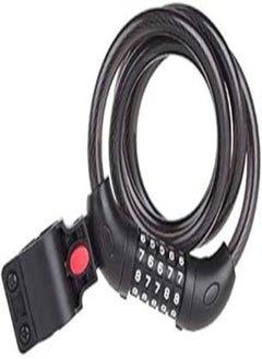 OR Mountain bike bar-shaped wire lock Bike lock five-digit code lock 