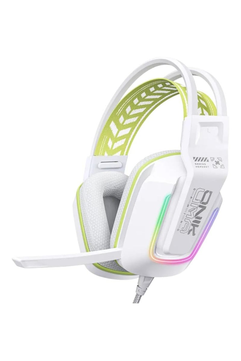 onikuma Onikuma X13 Gaming Headset Wired White - Image 1