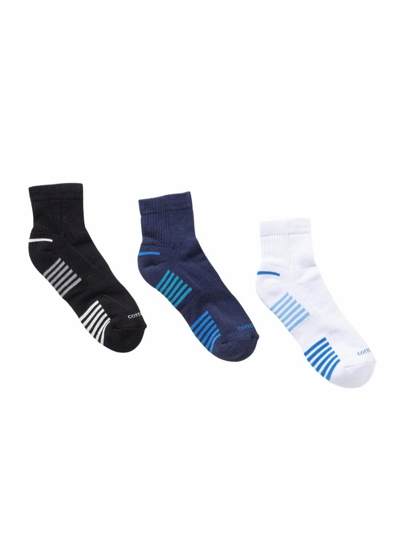 Cottonil Pack Of 6 Cotton Half Towel Socket Socks Code 48 - Image 2