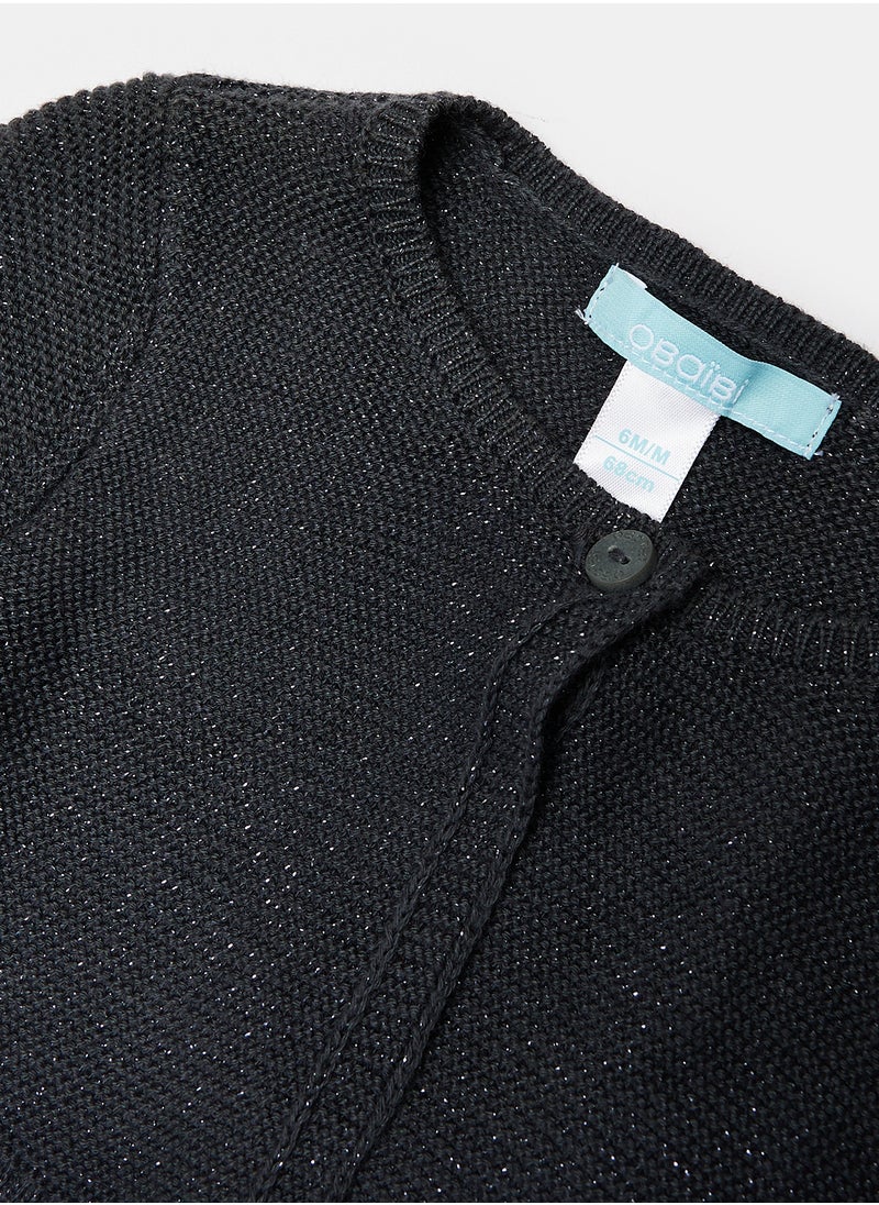Okaidi OBaiBi By Okaidi Baby Girls Cardigan  - Image 3