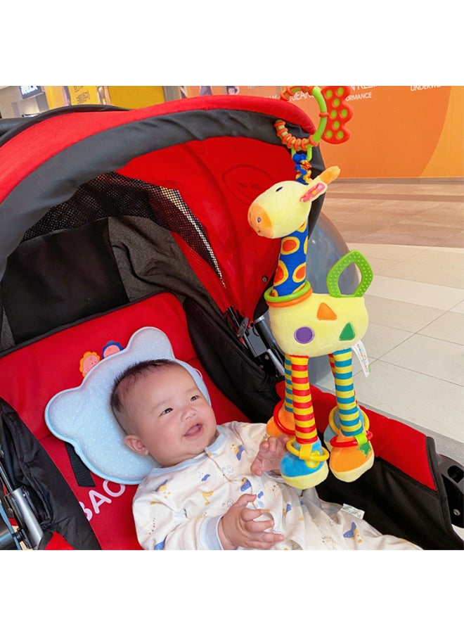 Generic - Linguan Baby Cradle Soothing Pendant Baby Car Seat Bed Bell Tracking Stroller Toy-year-old-Color:Golden Monkey [teether] - Image 1
