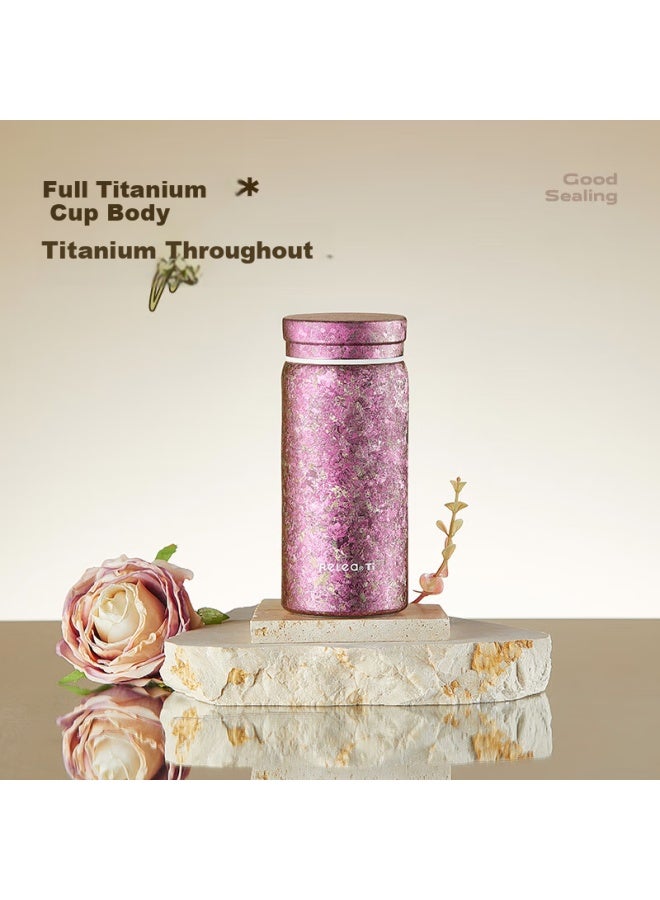 Relea Titanium Cup, Women's Pure Titanium Insulated Mug, Mini Tea Cup, Portable Outdoor Pocket Water Bottle, New Year Gift For Wome - Image 5