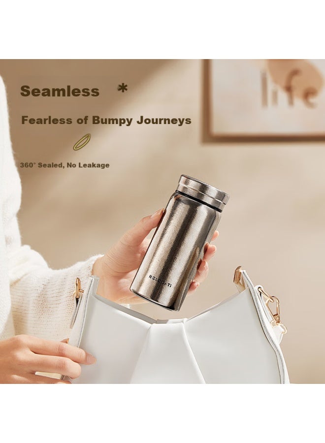 Relea Titanium Cup, Women's Pure Titanium Insulated Mug, Mini Tea Cup, Portable Outdoor Pocket Water Bottle, New Year Gift For Wome - Image 3
