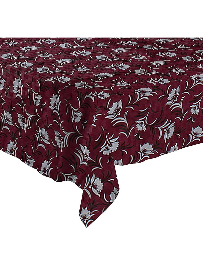craft city CRAFT CITY PVC 6 Seater Dining Table Cover|Waterproof & Heat Resistant (54 by 78, Pink)  - Image 3