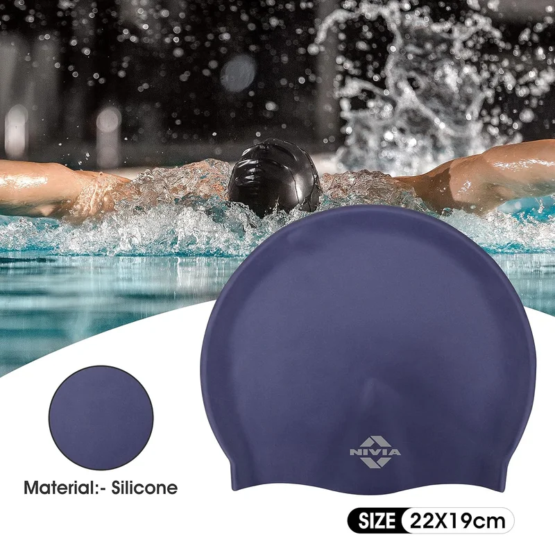نيفيا Nivia Classic Silicone Swimming Cap