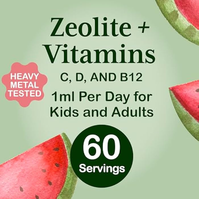 HEIRLOOM Zeolite Detox for Kids Liquid Drops - Gentle Daily Cleanse & Speech Support with Methylated B12 & Vitamin D - Kids Clinoptilolite Zeolite Drops Detox Cleanse Supplement 2oz - Image 4