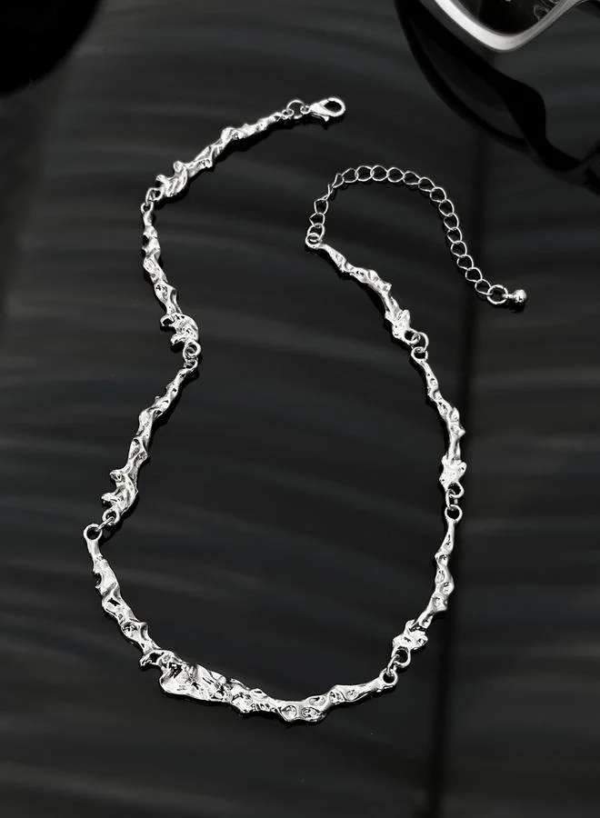 Take Two Take Two Textured Gold Chain Necklace