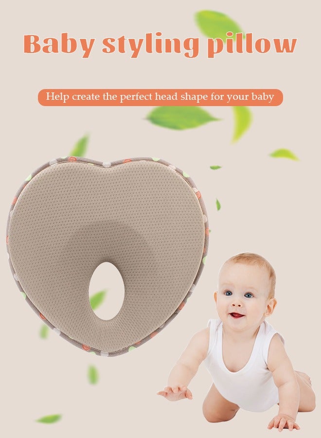 Loquat Flat Head Baby Pillow to Prevent Flat Head Infant Head Neck Support Cushion Pad Infant Pillow to Prevent Flat Head Baby Head Shaping Pillow, Baby Pillows for Sleeping for Newborn  - Image 3