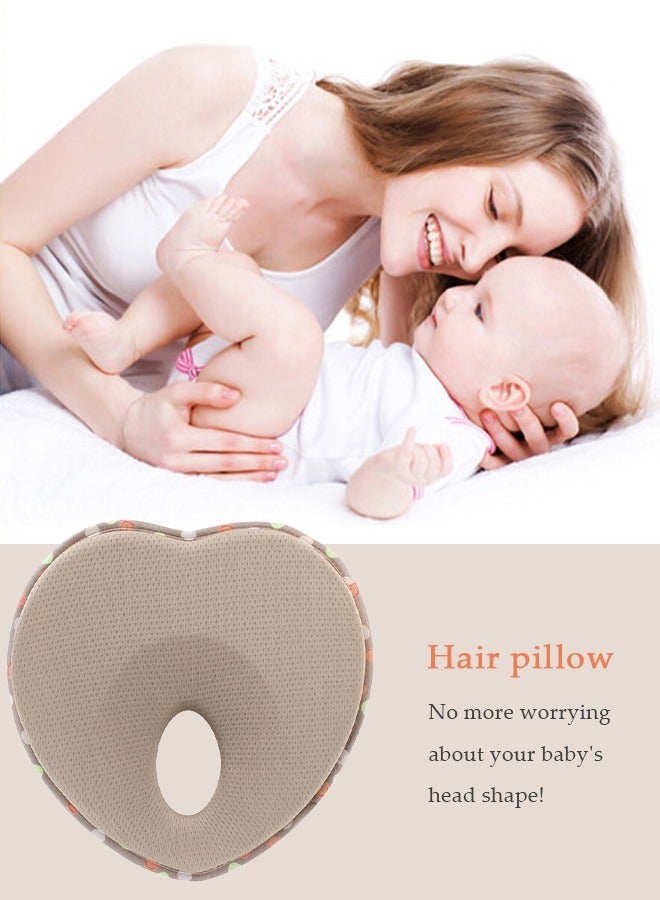 Loquat Flat Head Baby Pillow to Prevent Flat Head Infant Head Neck Support Cushion Pad Infant Pillow to Prevent Flat Head Baby Head Shaping Pillow, Baby Pillows for Sleeping for Newborn  - Image 2