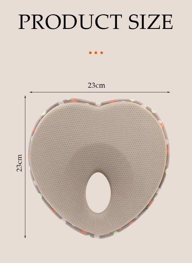 Loquat Flat Head Baby Pillow to Prevent Flat Head Infant Head Neck Support Cushion Pad Infant Pillow to Prevent Flat Head Baby Head Shaping Pillow, Baby Pillows for Sleeping for Newborn  - Image 4