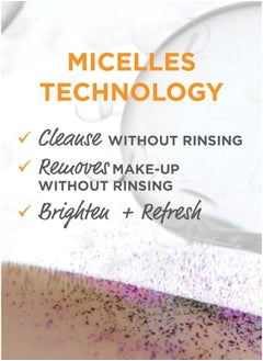 Garnier Skin Active Vitamin C Micellar Water - Brightening & Cleansing - (100ml)  - Image 3