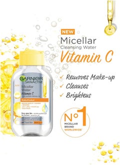 Garnier Skin Active Vitamin C Micellar Water - Brightening & Cleansing - (100ml)  - Image 5