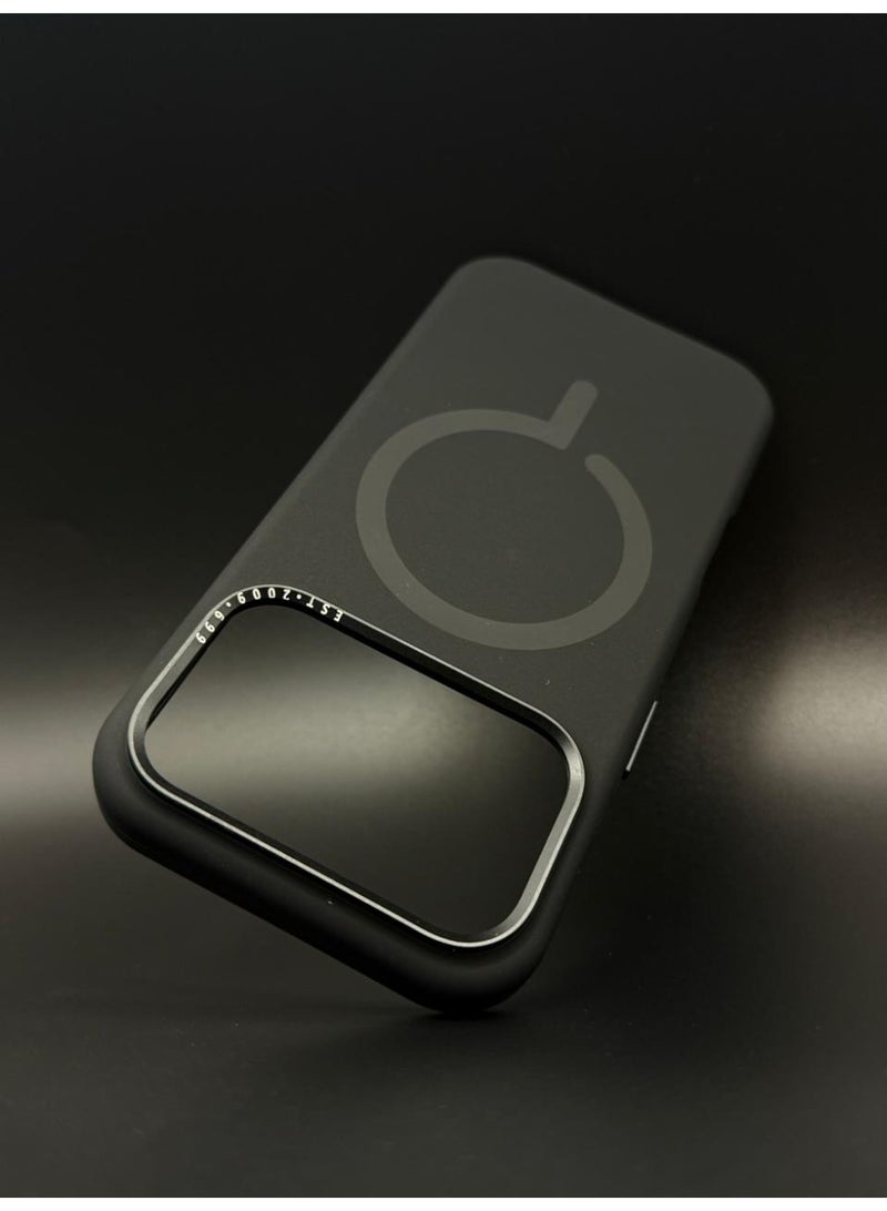 general Premium Silicone MagSafe Case for iPhone 17 Pro Max – Slim, Shockproof, Magnetic Wireless Charging Compatible Protective Cover (Black) - Image 4